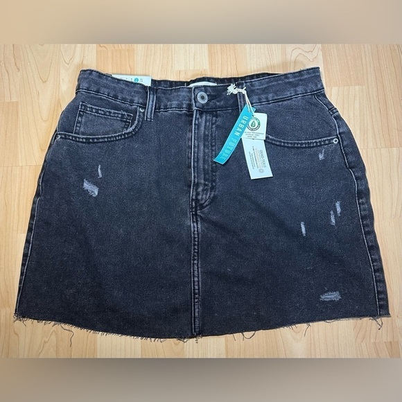 NWT - SWS Denim Co. - Woman’s Distressed Denim Skirt - Picture 1 of 10